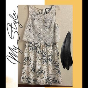 ☀️KENIZE LACE TOP WITH A TYE DYE PRINT SUNDRESS!!